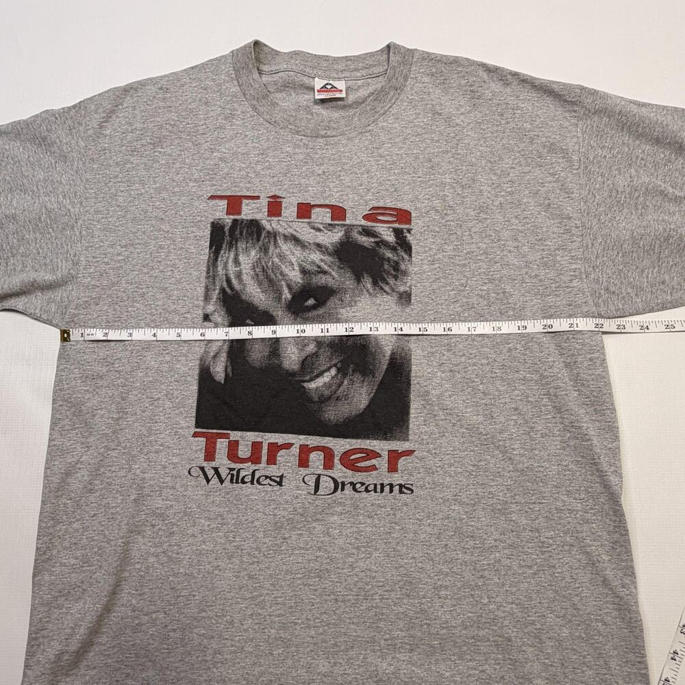 Vintage Tina Turner Wildest Dreams Shirt Mens XL Gray 1997 Tour Concert 90s - Picture 8 of 11